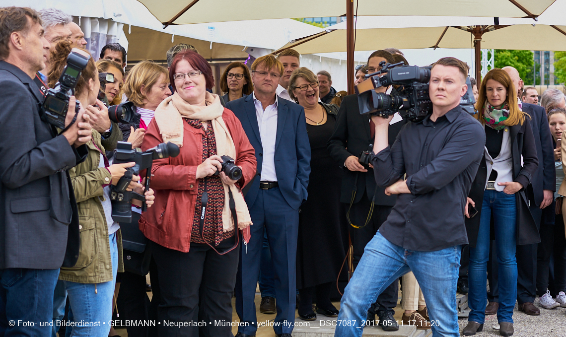 11. Mai 2017 - Grundsteinlegung für die LOGE und dem Kulturquadrat in Neuperlach